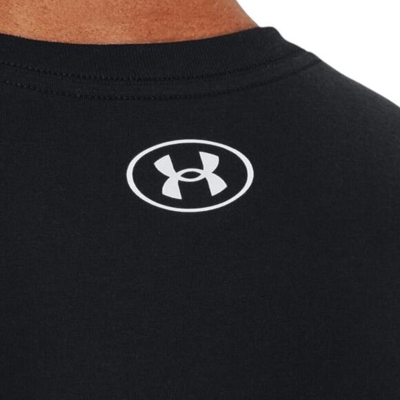 UNDER ARMOUR Men’s Navy Blue Camo Chest Stripe Short Sleeve Sports T-shirt/Tee - Picture 5 of 11